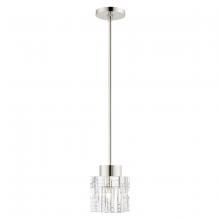 Livex Lighting 46181-35 - 1 Lt Polished Nickel Mini Pendant