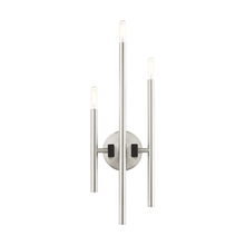 Livex Lighting 49343-91 - 3 Lt Brushed Nickel  ADA Triple Sconce