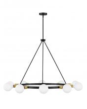 Lark 83610BK - Large Single Tier Chandelier