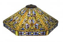 Meyda Blue 10116 - 26&#34; Wide Tiffany Elizabethan Shade