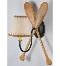 Meyda Blue 106185 - 15.5&#34; Wide Paddle Wall Sconce