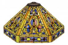 Meyda Blue 10671 - 16&#34;W Tiffany Elizabethan Shade