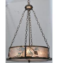 Meyda Blue 107941 - 22&#34; Wide Balsam Pine Inverted Pendant