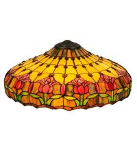 Meyda Blue 11078 - 22&#34;W Colonial Tulip Shade