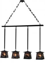 Meyda Blue 113099 - 48&#34; Long Wildlife at Pine Lake 4 Light Island Pendant