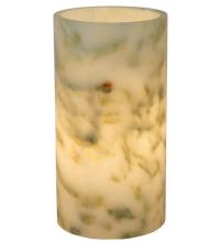 Meyda Blue 114797 - 3.5&#34;W Cylindre Light Green Jadestone Shade