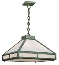 Meyda Blue 114840 - 18&#34;Sq Whitewing Prime Pendant