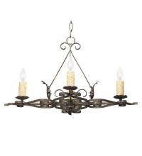 Meyda Blue 115231 - 28&#34; Long Elianna 4 Light Chandelier