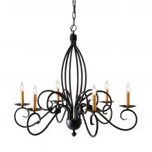 Meyda Blue 115286 - 36&#34; Wide Squire 6 Light Chandelier