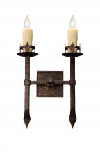 Meyda Blue 115642 - 15&#34; Wide Castilla 2 Light Wall Sconce
