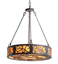 Meyda Blue 115790 - 24&#34; Wide Dean Inverted Pendant