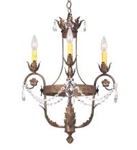 Meyda Blue 115834 - 18&#34; Wide Antonia 4 Light Chandelier