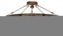 Meyda Blue 116246 - 48&#34; Wide Arabesque Semi-Flushmount