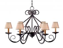 Meyda Blue 116413 - 36&#34; Wide Jenna 6 Light Chandelier