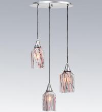 Meyda Blue 117929 - 19&#34;W Licorice 3 LT Cascading Pendant