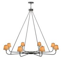 Meyda Blue 118614 - 62&#34;W Brach Ring 8 LT Chandelier