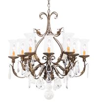 Meyda Blue 119105 - 36&#34; Wide French Elegance 12 Light Crystal Chandelier