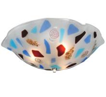 Meyda Blue 120076 - 18&#34; Wide Organic Festival Glass Flushmount