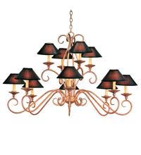 Meyda Blue 120345 - 48&#34; Wide Quinton 12 Light Chandelier