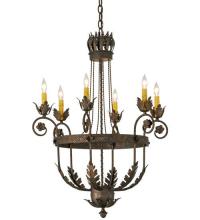 Meyda Blue 120411 - 26&#34;W Antonia 6 LT Chandelier