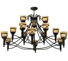Meyda Blue 120749 - 58&#34; Wide Aspen 15 Light Chandelier