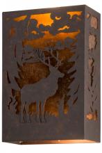 Meyda Blue 120788 - 10&#34;W Deer Wall Sconce