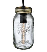 Meyda Blue 120889 - 3.75&#34; Wide Mason Jar Mini Pendant