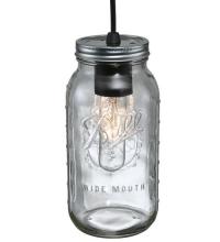 Meyda Blue 120901 - 4.75&#34; Wide Mason Jar Mini Pendant