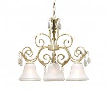 Meyda Blue 120982 - 24&#34; Wide Cherise 6 Light Chandelier