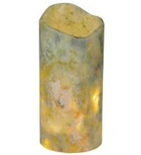 Meyda Blue 121495 - 3.5&#34;W Cylindre Light Green Jadestone Shade