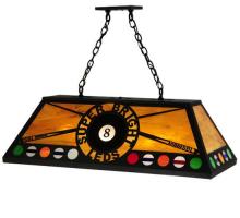 Meyda Blue 122446 - 39&#34; Long 8 Ball Personalized Super Bright LEDS Oblong Pendant