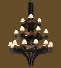 Meyda Blue 122634 - 62&#34;W Castilla 3 Tier Chandelier