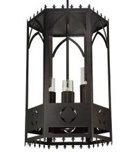 Meyda Blue 123232 - 24&#34;W Woolf w/Down Light Pendant
