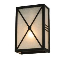 Meyda Blue 123381 - 8&#34; Wide Whitewing Wall Sconce