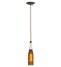Meyda Blue 124011 - 3&#34;W Coastal Collection Anchor Wine Bottle Mini Pendant