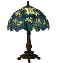 Meyda Blue 124813 - 17&#34;H Nightfall Wisteria Accent Lamp