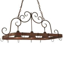 Meyda Blue 125092 - 46&#34;L Elana 3 LT Pot Rack