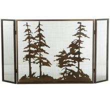 Meyda Blue 126060 - 56&#34;W X 30&#34;H Tall Pines Fireplace Screen