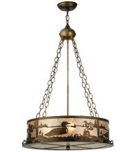 Meyda Blue 126145 - 22"W Loon Inverted Pendant