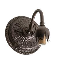Meyda Blue 12825 - 5&#34; Wide Pond Lily Victorian Wall Sconce