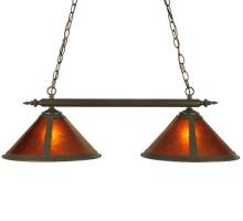 Meyda Blue 129114 - 35&#34; Long Sutter 2 Light Island Pendant