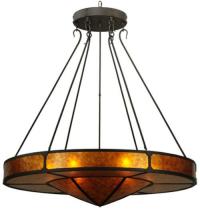 Meyda Blue 129154 - 48&#34;W Timber Inverted Pendant