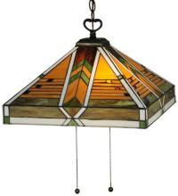 Meyda Blue 130750 - 17&#34;Sq Abilene Pendant