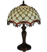 Meyda Blue 130761 - 20&#34;H Jeweled Katherine Table Lamp