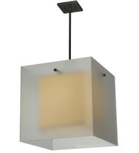 Meyda Blue 130764 - 17.5&#34;Sq Quadrato Shadow Box Pendant