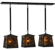 Meyda Blue 130904 - 37&#34;L Serengeti 3 LT Island Pendant