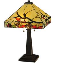 Meyda Blue 131507 - 25&#34;H Woodland Berries Table Lamp