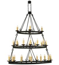 Meyda Blue 132123 - 60&#34;L Kenosha 28 LT Three Tier Oblong Chandelier