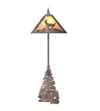 Meyda Blue 13260 - 77" High Lone Deer Floor Lamp
