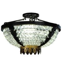 Meyda Blue 133099 - 20&#34; Wide Chrisanne Crystal Flushmount